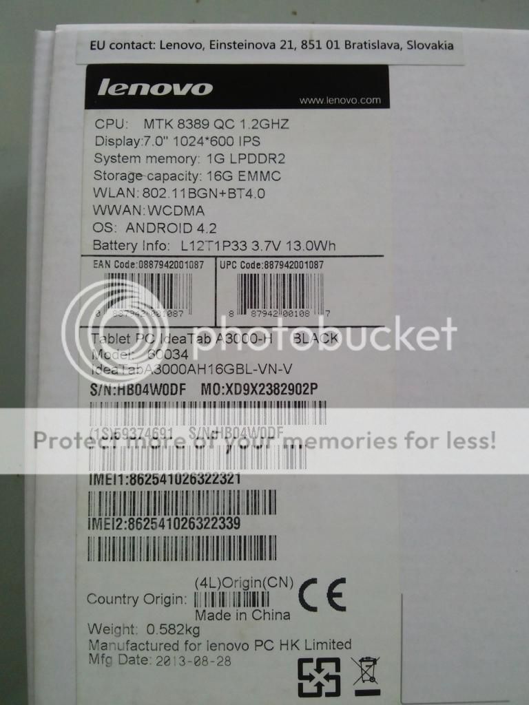 Thanh Lý Lenovo A3000 Fullbox, 99,99% - 1