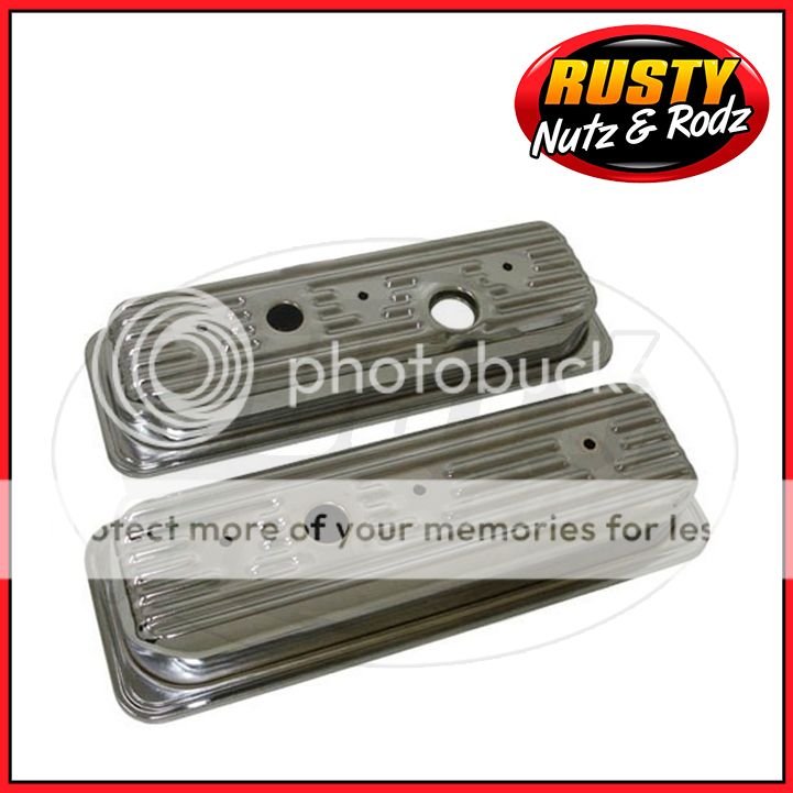 8593 CHEVY GMC 4.3 V6 CENTER BOLT STEEL VALVE COVERS CHROME eBay