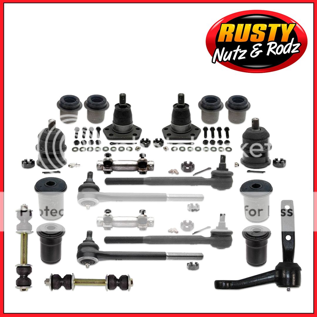 6467 GM ABODY CHEVELLE GTO FRONT SUSPENSION REBUILD KIT LARGE LOWER BUSHINGS