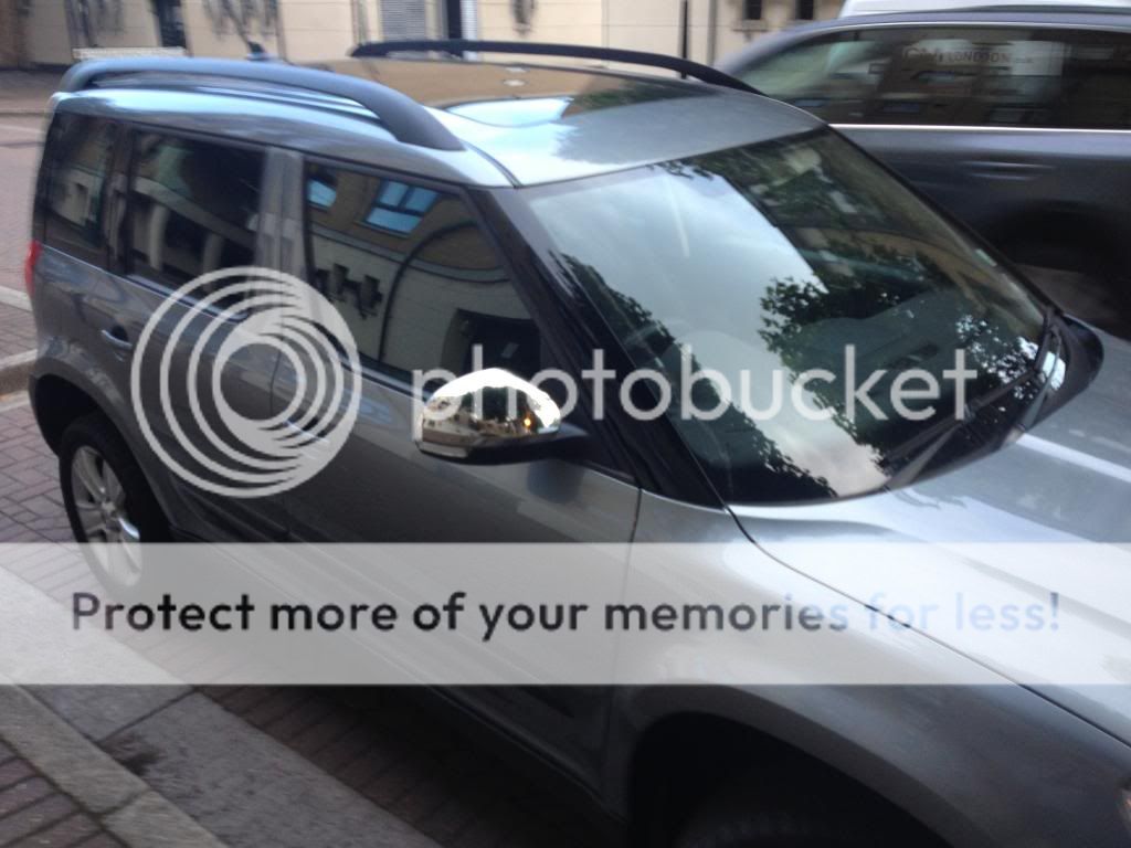 SKODA YETI CHROME WING MIRROR COVERS ( Stainless Steel )