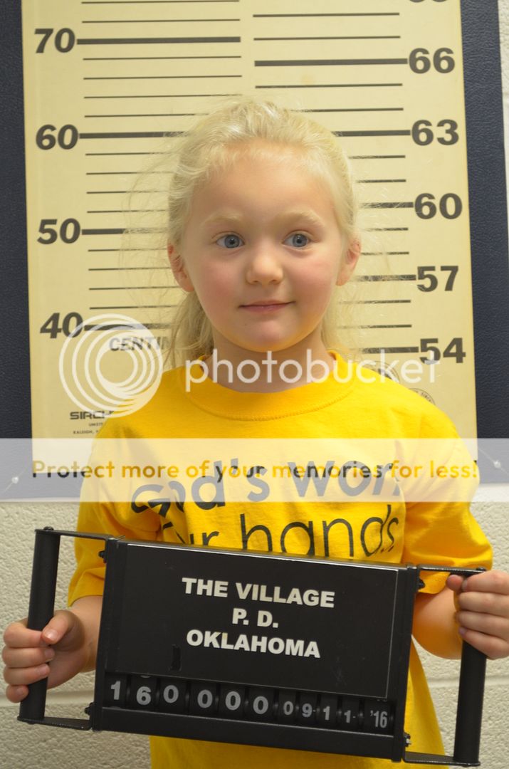 Arrested for too much cuteness?